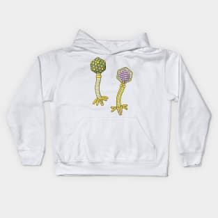 Lambda Bacteriophage Illustration Kids Hoodie